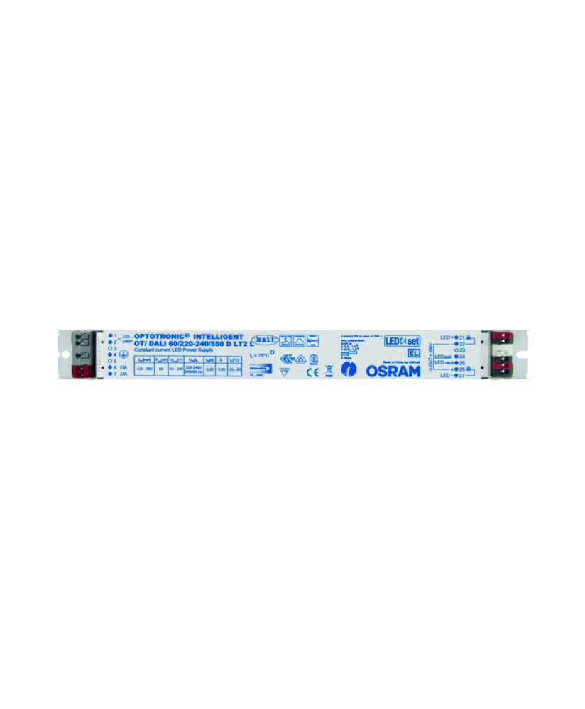 thumbnail image 2 of 10-Pack Osram OTi Dali 60/220/240/550 D LT2 L Intelligent LED Driver 2 of 6